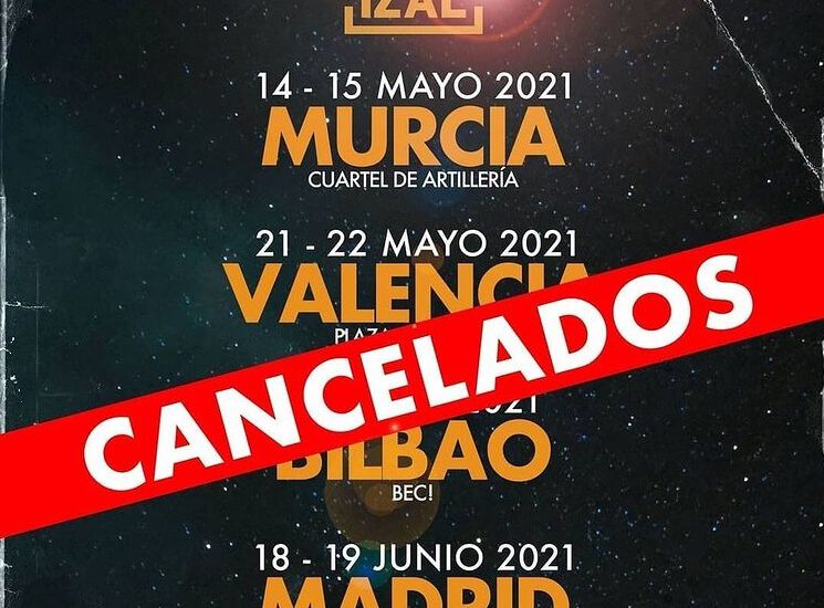 Izal cancela Gira Autoterapia