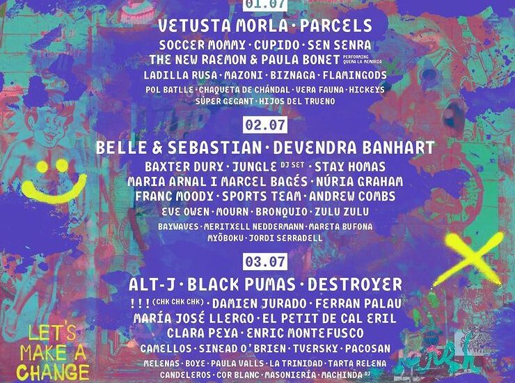 Cartel por días Vida Festival 2021