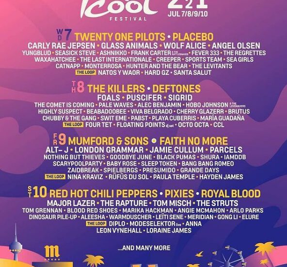 Primer avance del carte de Mad Cool Festival 2021