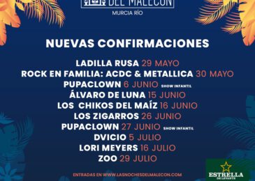 Las Noches del Malecón anuncia más artistas para su tercera edición