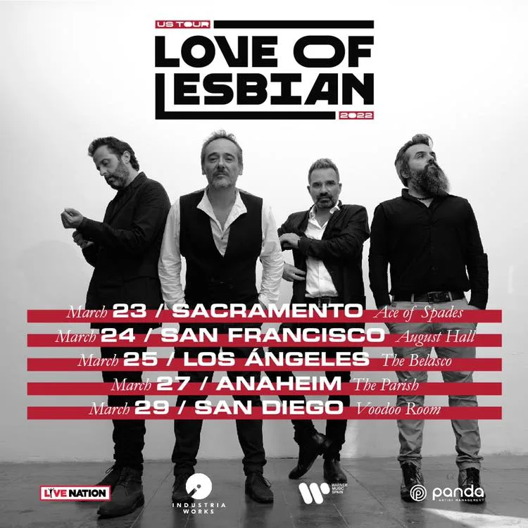 Love of Lesbian VEHNUSATOUR2022