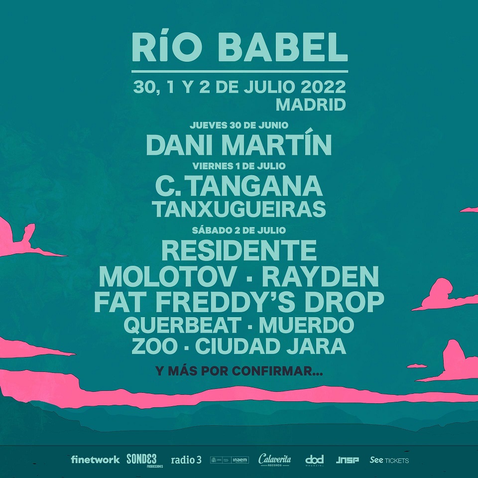 Río Babel 2022 completa la jornada de sábado con 6 nuevas incorporaciones