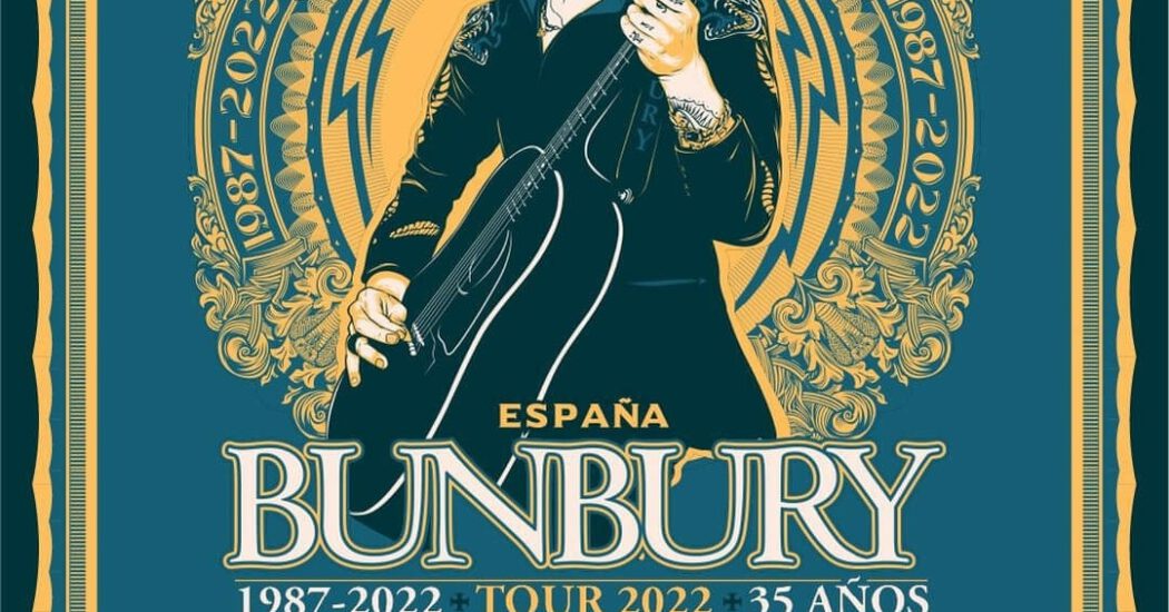 Entradas Bunbury Málaga, Barcelona y Valencia 2022