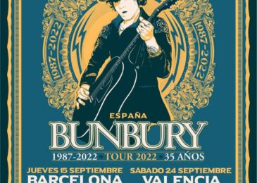 Entradas Bunbury Málaga, Barcelona y Valencia 2022