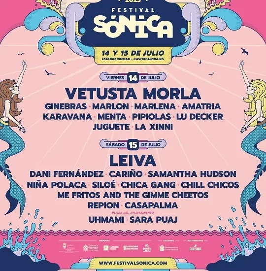 Festival Sónica anuncia su cartel por días