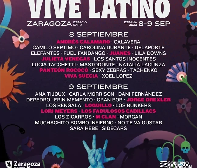 Cartel por días Vive Latino 2023