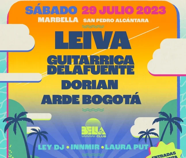 Nace Bella Festival con Leiva, Guitarricadelafuente o Dorian