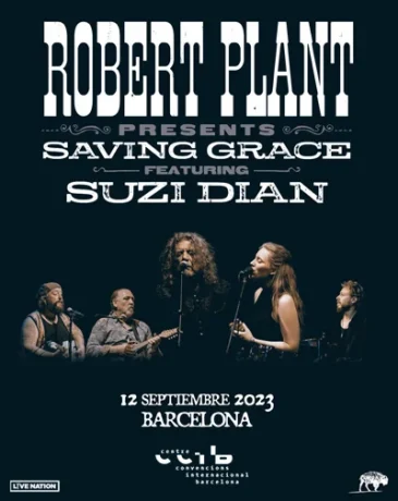 Entradas Robert Plant & Saving Grace en Barcelona
