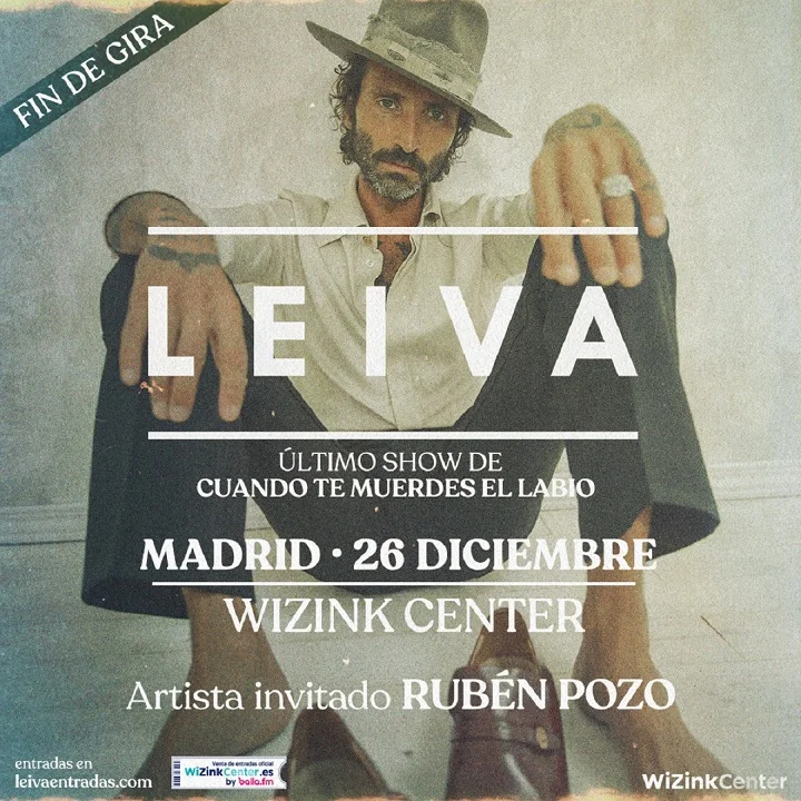 Leiva anuncia el gran cierre de su gira en Madrid