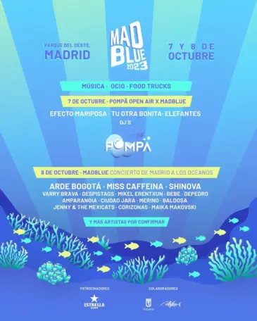 MadBlue Vuelve a Madrid con Arde Bogotá, La Habitación Roja, Shinova y más