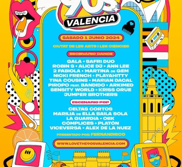 Love the 90s valencia 2024: cartel y entradas