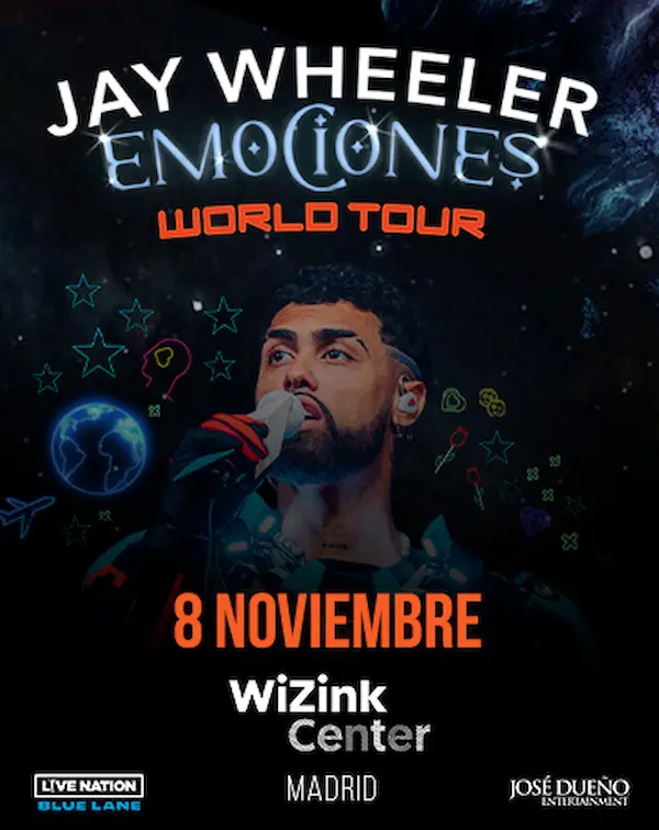 Entradas Jay Wheeler - Emociones World Tour en Madrid