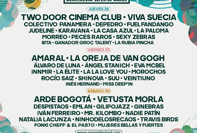 SanSan Festival 2024: ¡Descubre el Cartel por Días del Décimo Aniversario!