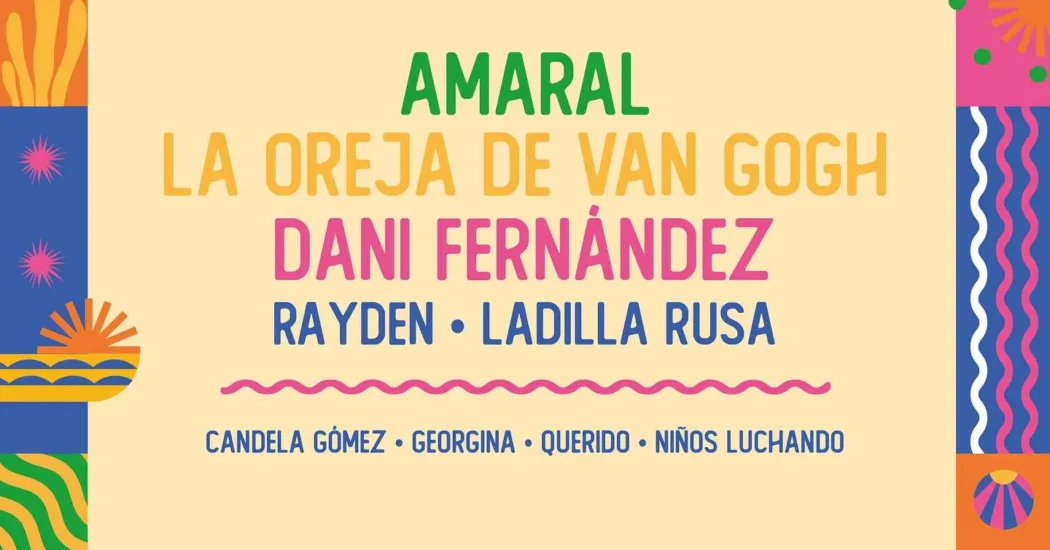 Amaral y La Oreja de Van Gogh Encabezan el primer avance de Cooltural Fest 2024