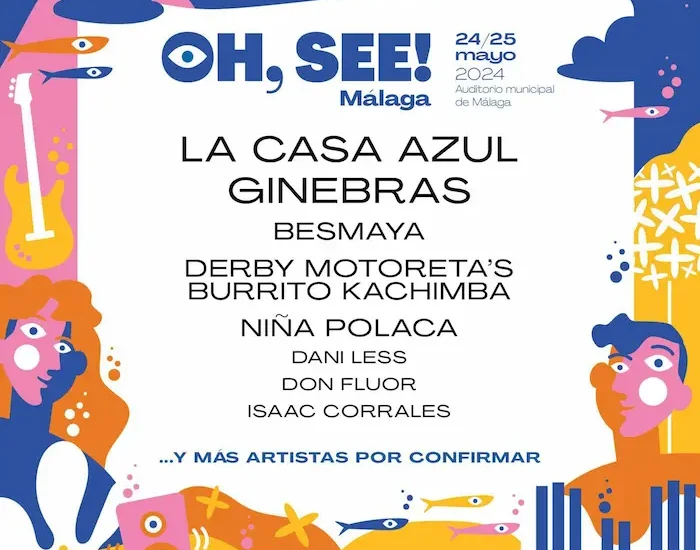 primeros nombres del cartel de Oh, See Málaga 2024