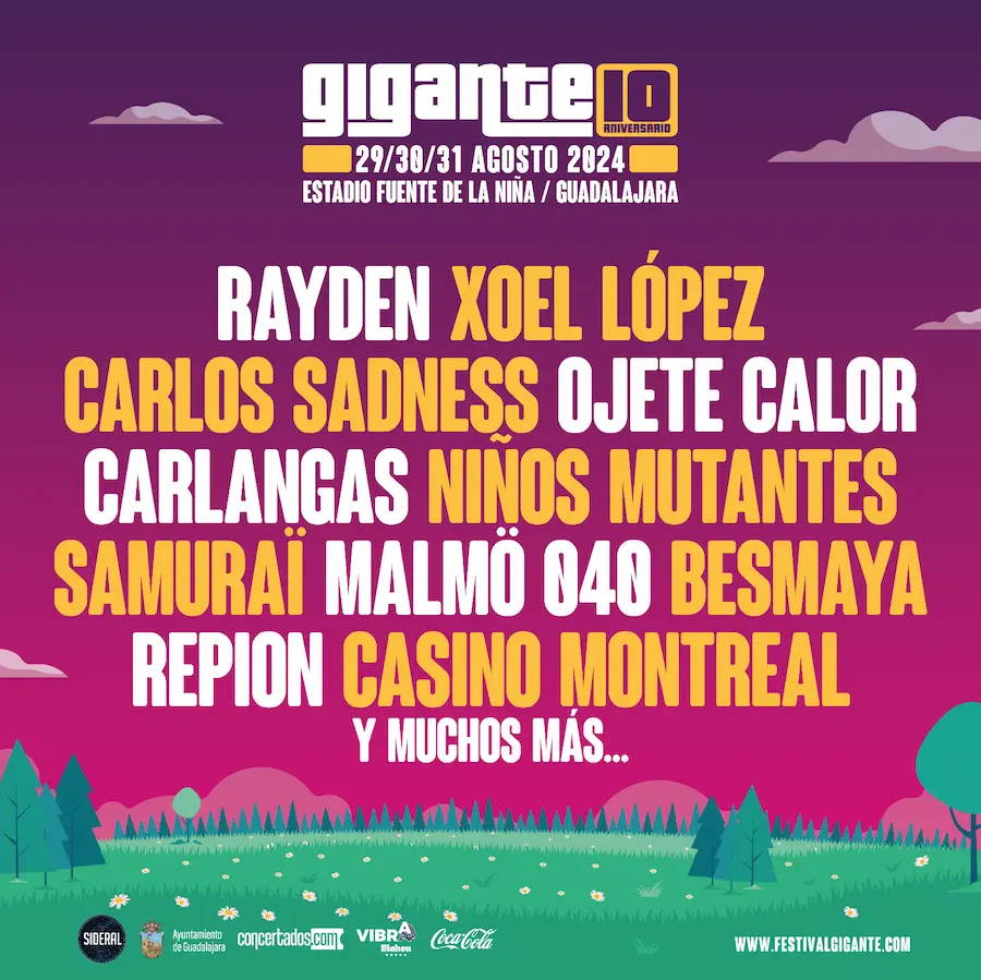 El Festival Gigante muestra los primeros nombres del cartel de su edición X aniversario