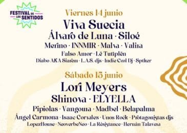 El Festival de los Sentidos anuncia su cartel por días 2024