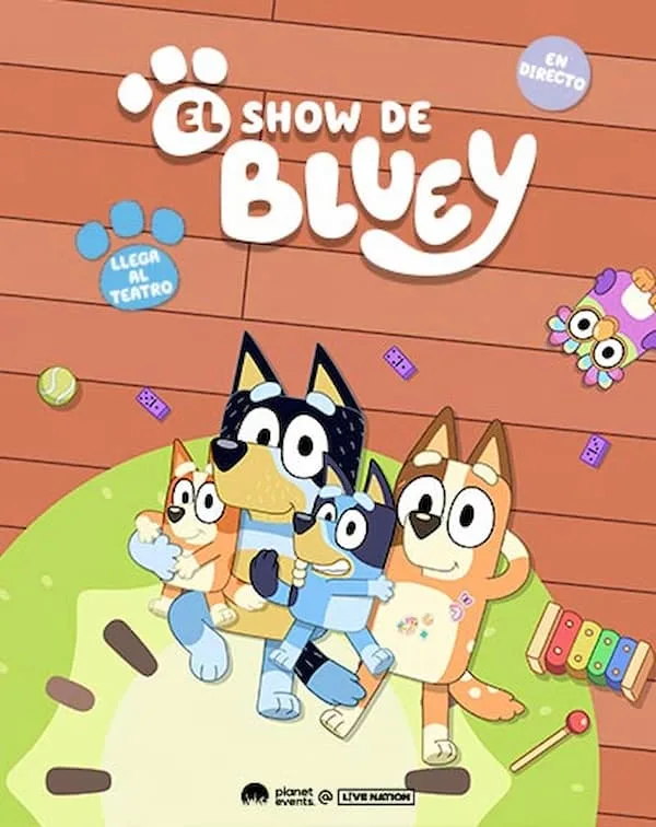 Entradas el show de bluey 2024