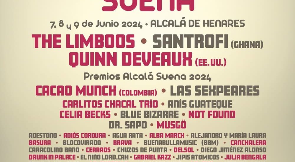 Cartel Alcalá Suena 2024