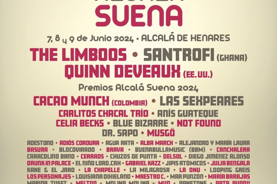 Cartel Alcalá Suena 2024