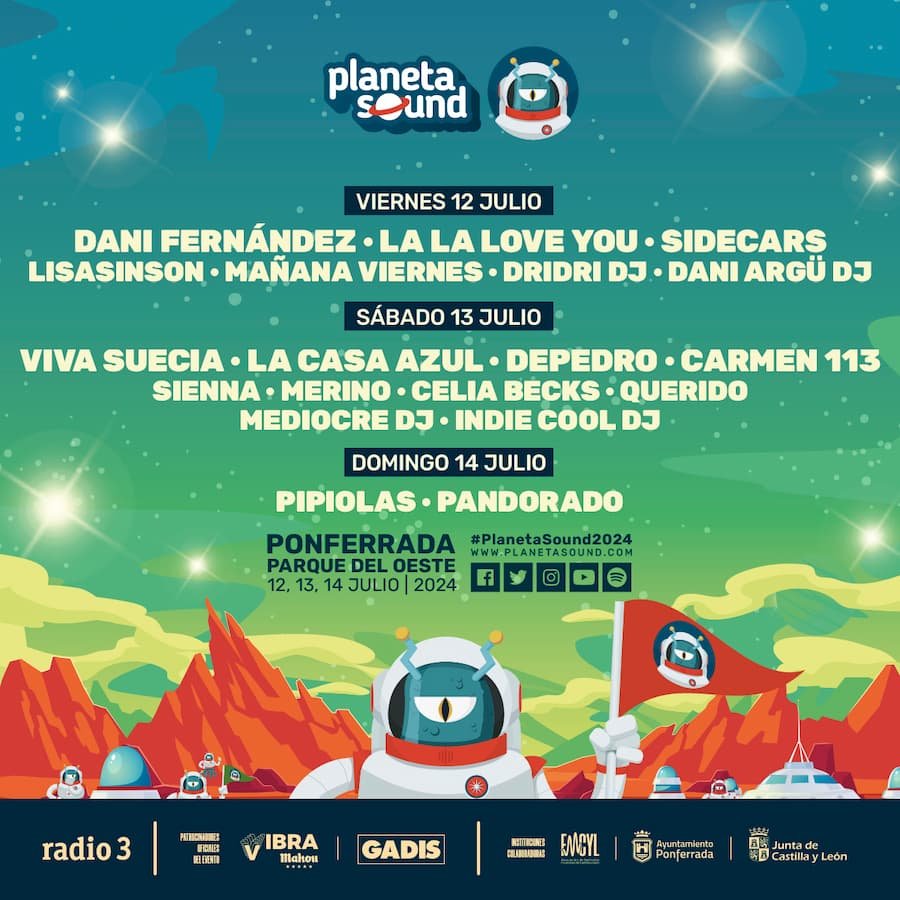 Planeta Sound presenta el cartel por días de su edición 2024