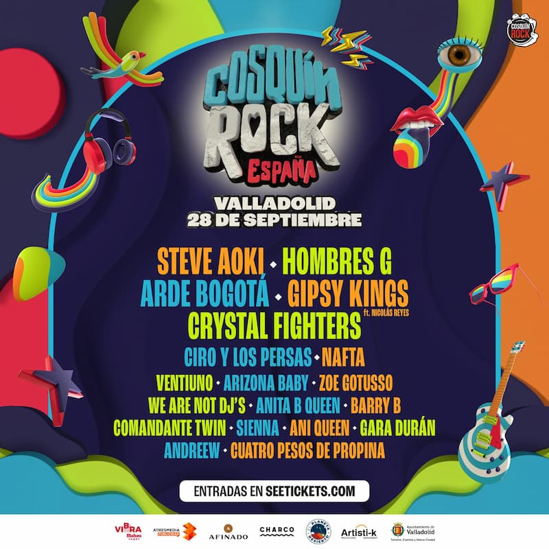 Cosquín Rock aterriza en Valladolid el 28 de septiembre