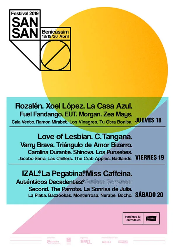 Cartel Sansan Festival 2019