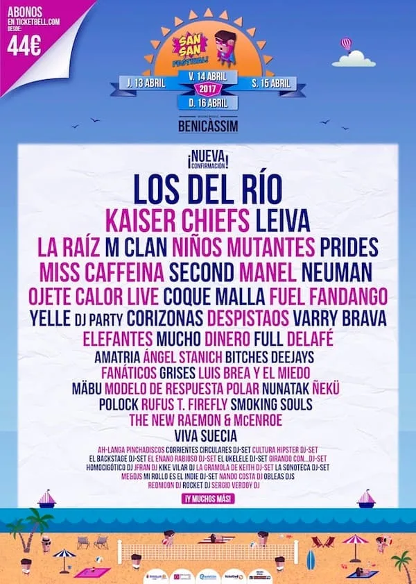 Cartel Sansan Festival 2017