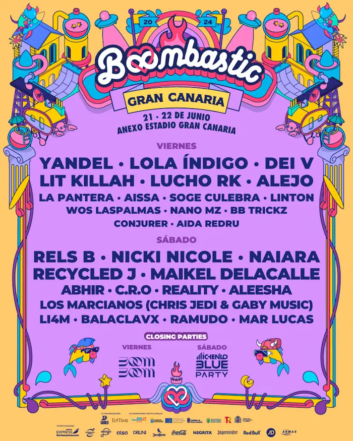 Cartel Boombastic Las Palmas 2024