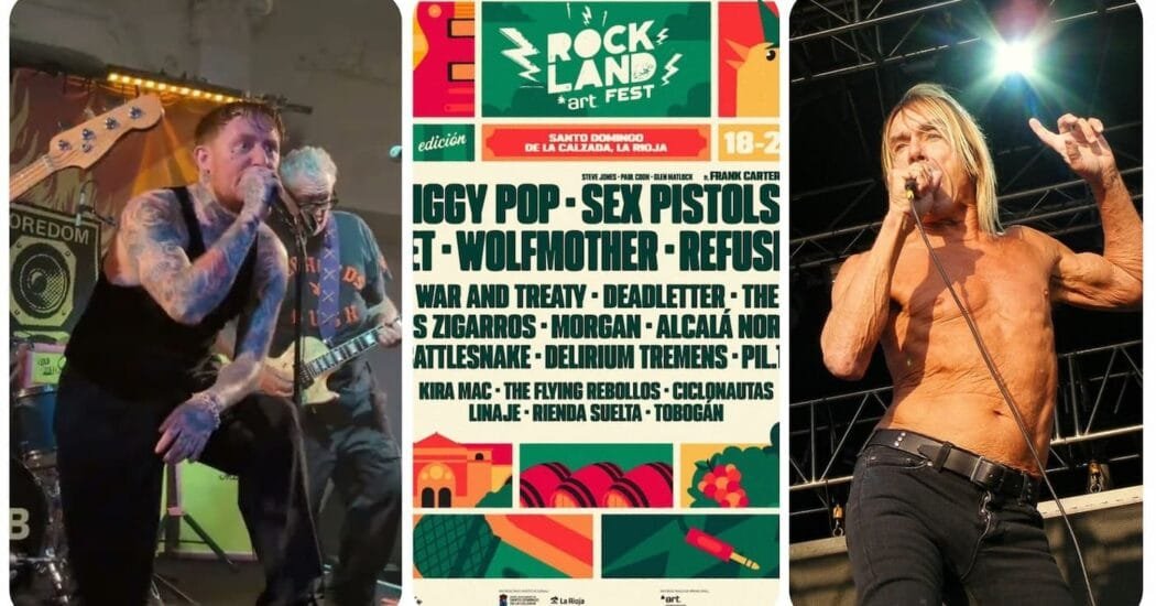 Iggy Pop y Sex Pistols encabezarán el Rockland Art Fest 2025