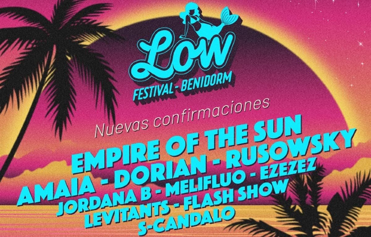 El Low Festival 2025 suma nuevas confirmaciones con Empire of the Sun como gran sorpresa
