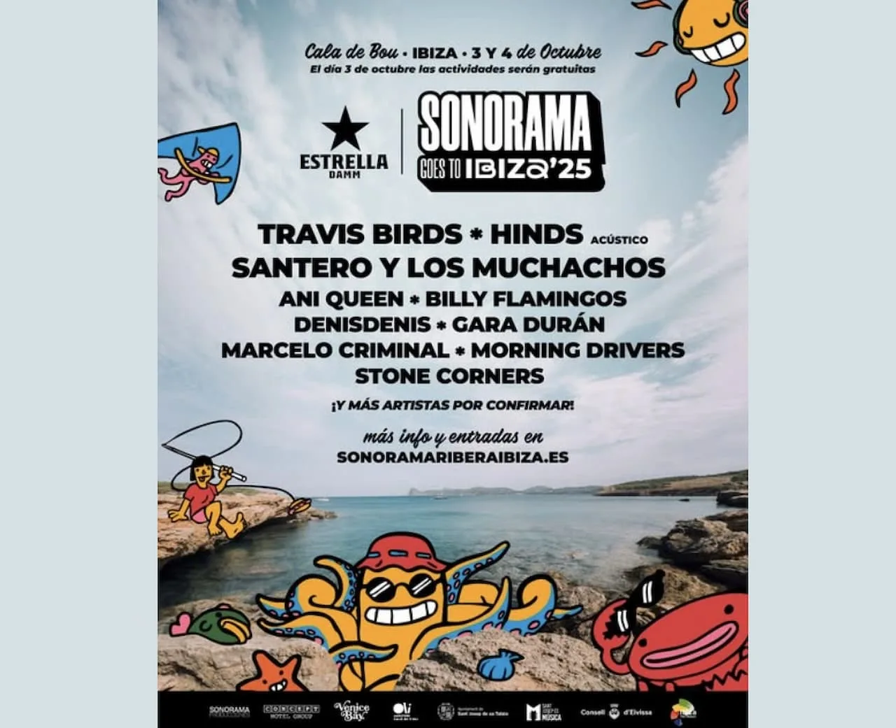 Sonorama Ribera Goes to Ibiza 2025 desvela sus primeras confirmaciones