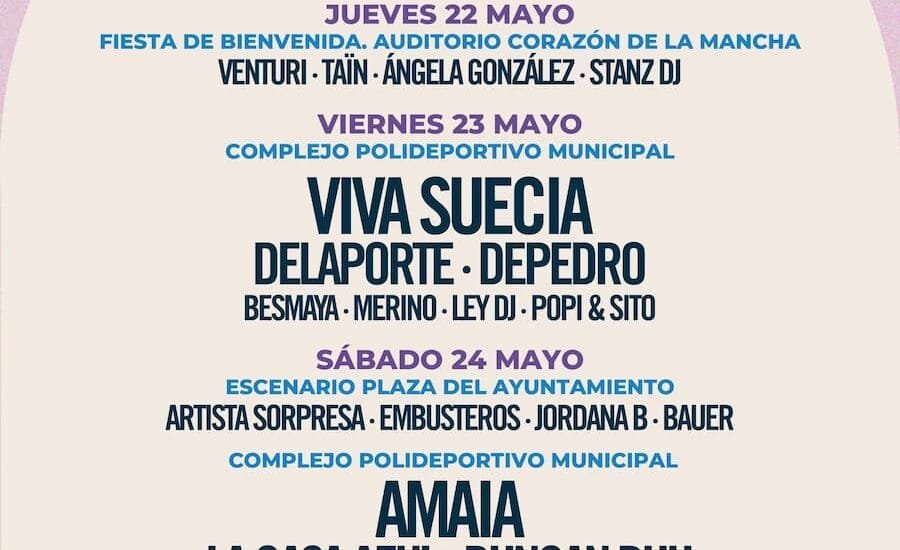 FESTIAL! anuncia cartel por días y fiesta de Bienvenida