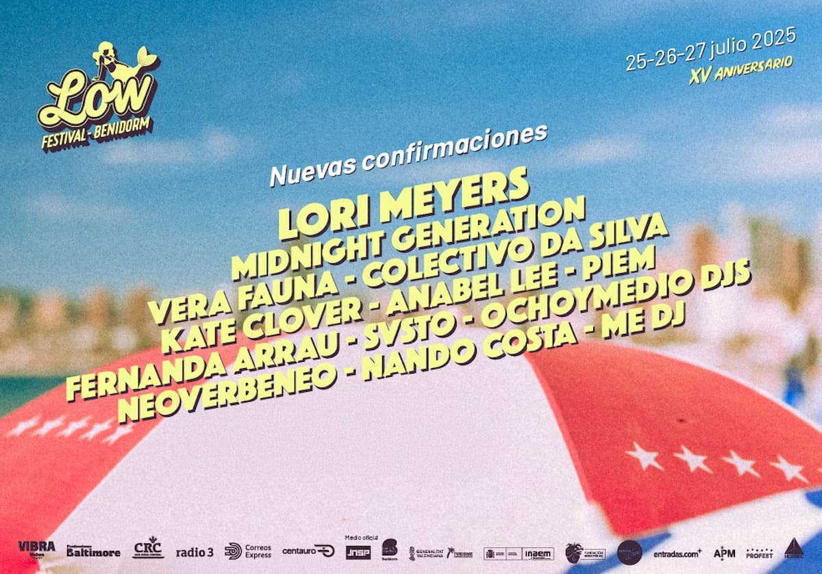 Lori Meyers y Midnight Generation lideran la nueva tanda de confirmacionesde Low Festival 2025
