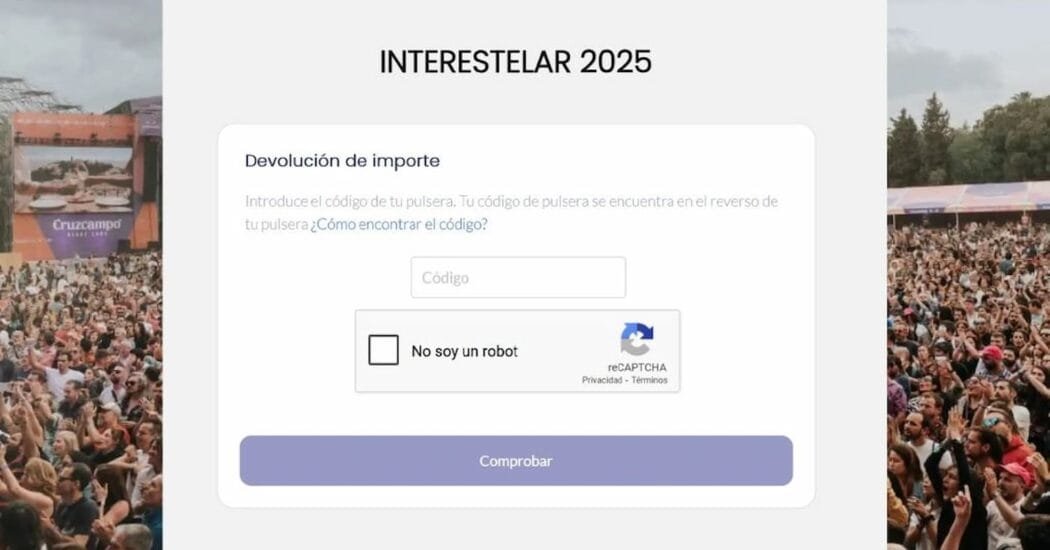 Interestelar Sevilla 2025: Solicita la devolución de saldo pulsera cashless