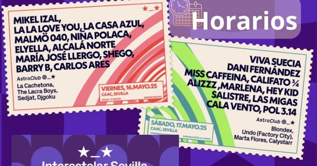 Horarios del Interestelar Sevilla 2025