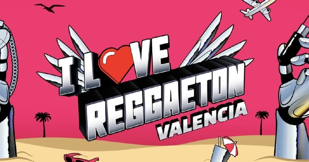 Cartel I Love Reggaetón Valencia