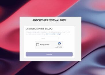 Devolución del dinero pulsera del Antorchas Festival 2025
