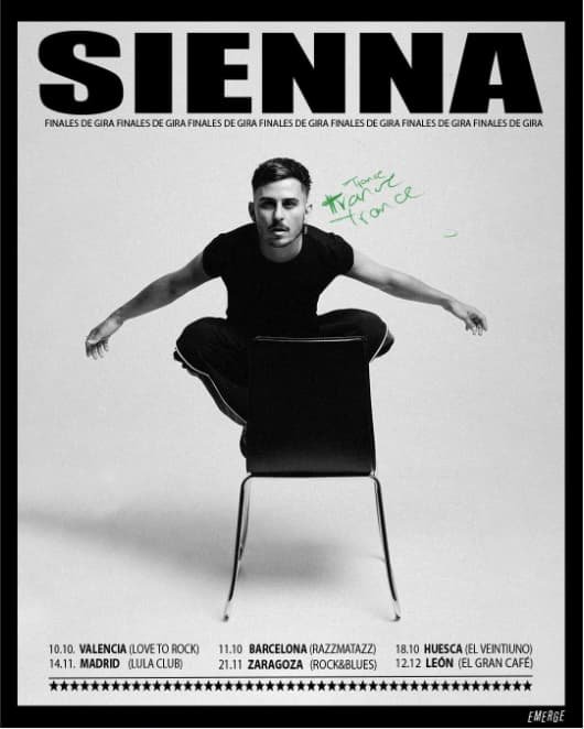 Fechas de Fin de Gira Sienna