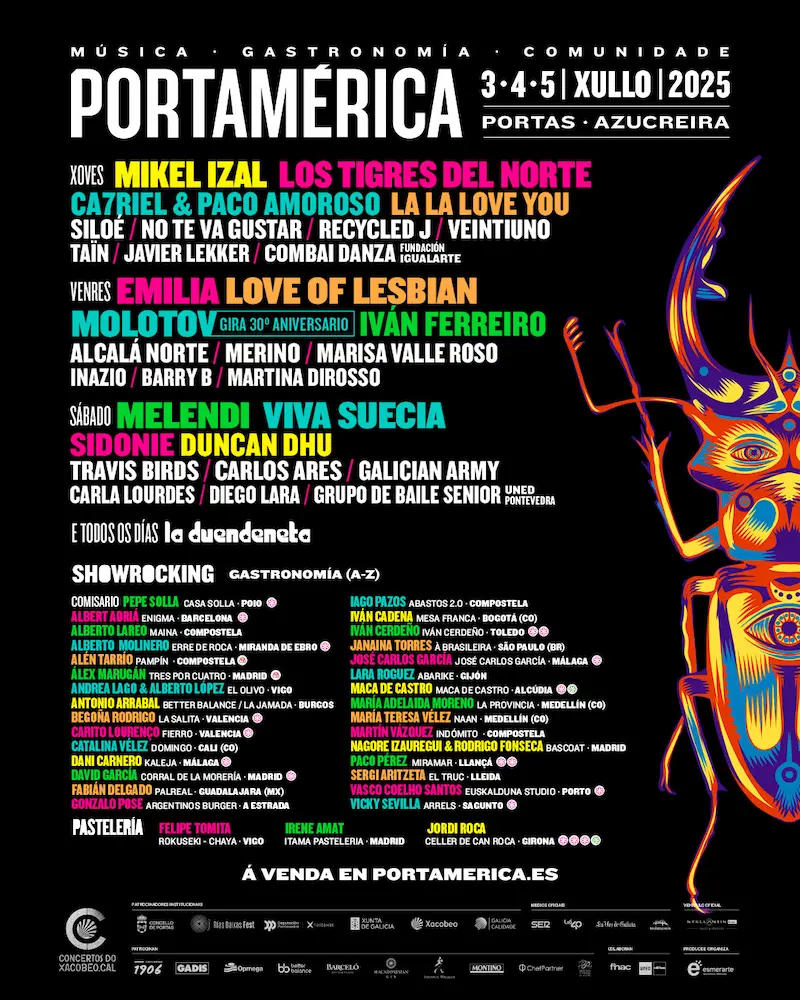 Cartel por días PortAmérica 2025