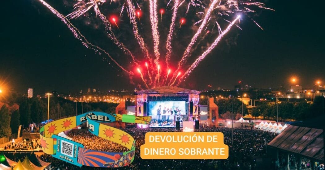 Devolución saldo pulsera Festival Rio Babel 2025