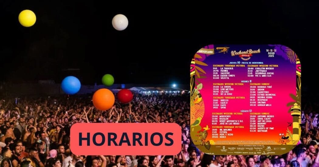 Horarios Weekend Beach 2025