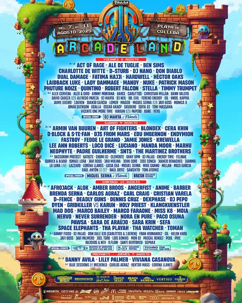 cartel-dias-medusa-2025 Cartel por días Medusa 2025