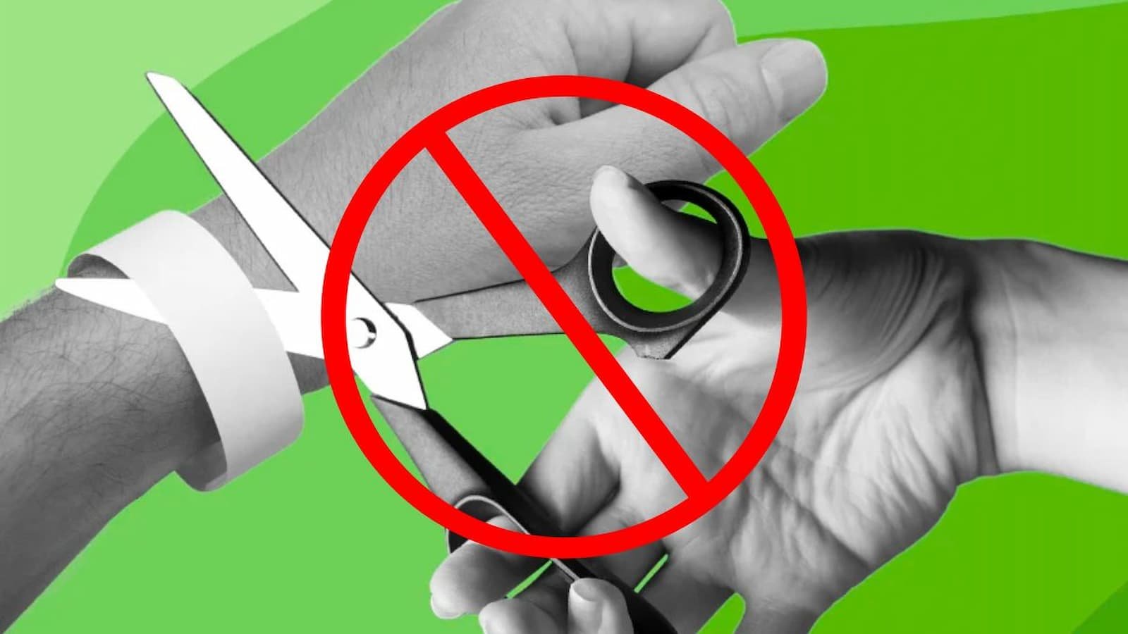 Cómo quitarse una pulsera de festival sin romperla