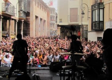 Concierto en la Plaza del Trigo durante Sonorama Ribera