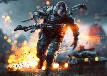 Battlefield 6 soldado corriendo explosiones