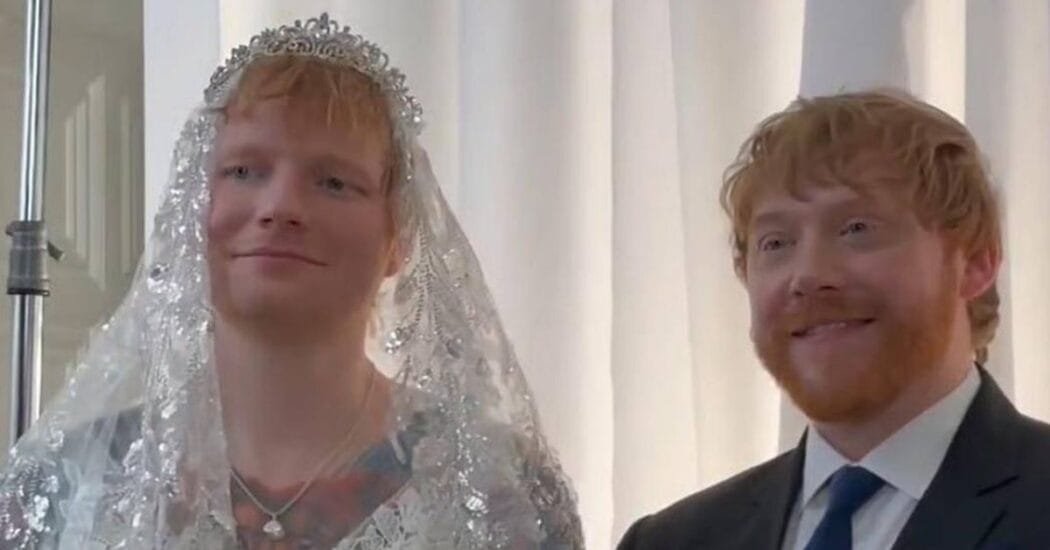 Ed Sheeran y Rupert Grint