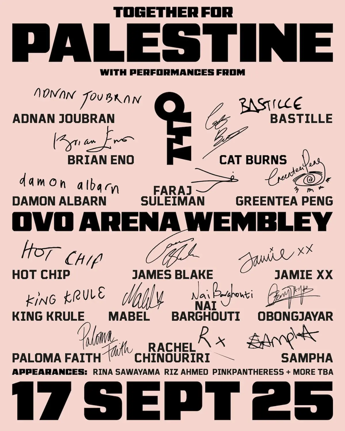 Cartel together for Palestine