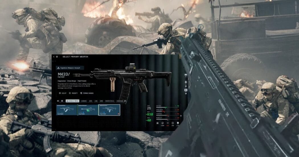 Mejor configuración del M433 en Battlefield 6