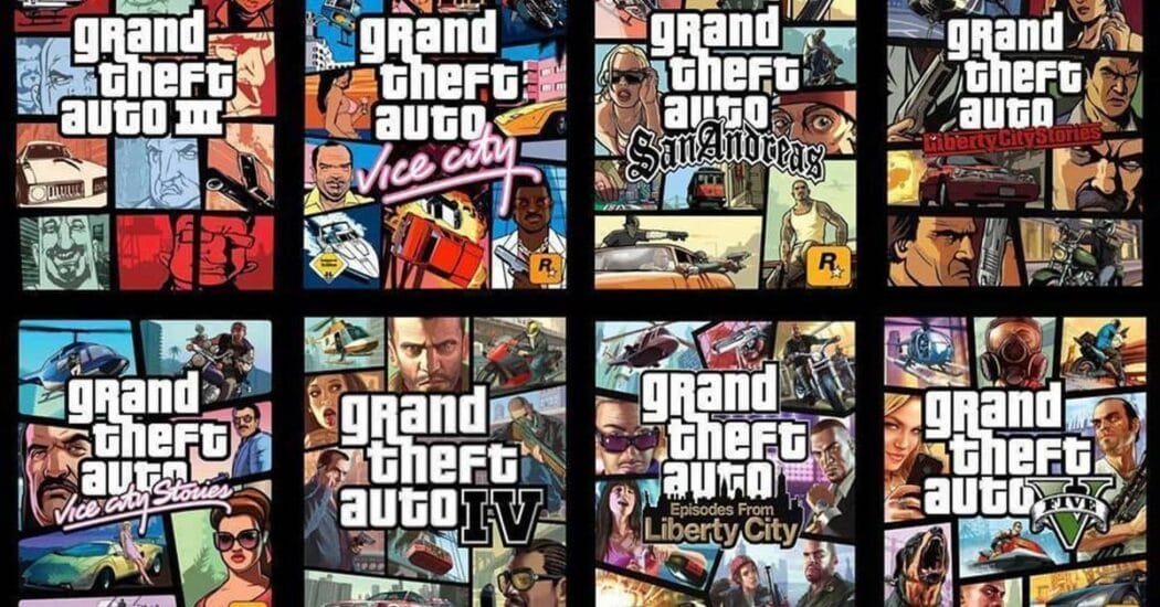 Portadas de La saga GTA